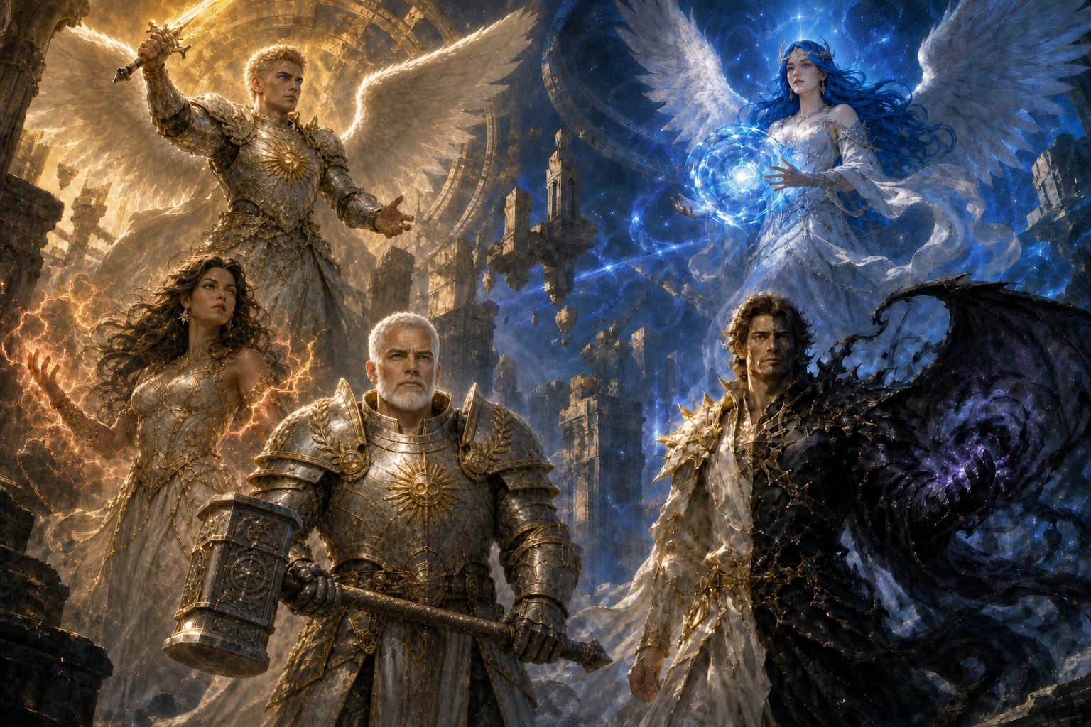 Väktarna: Leo, Agnis, Tarus, Nerea och Lucero